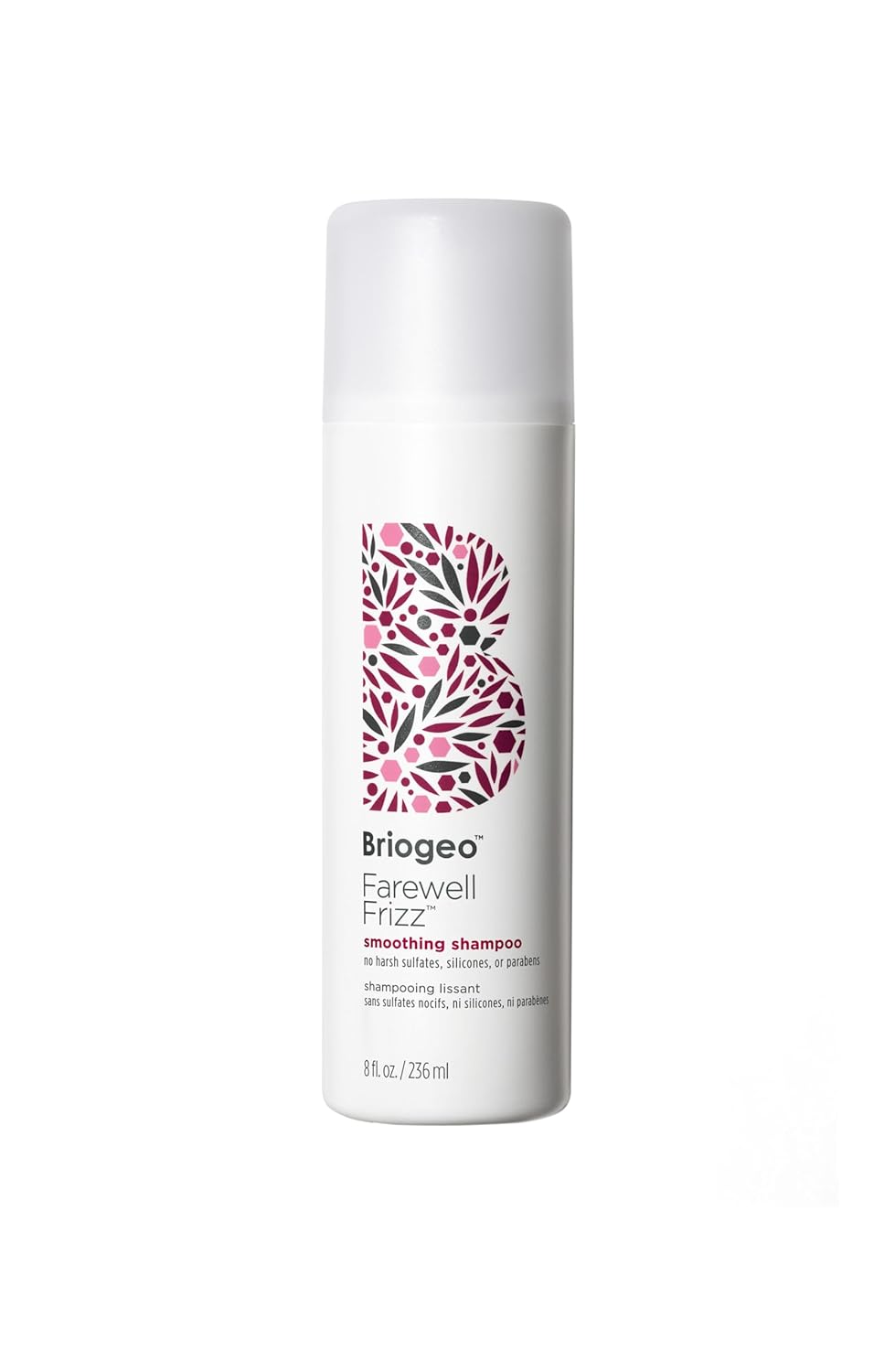 Briogeo Farewell Frizz Smoothing Shampoo - Sulfate-Free Frizz Control, Hydration & Shine | Vegan, 12 oz
