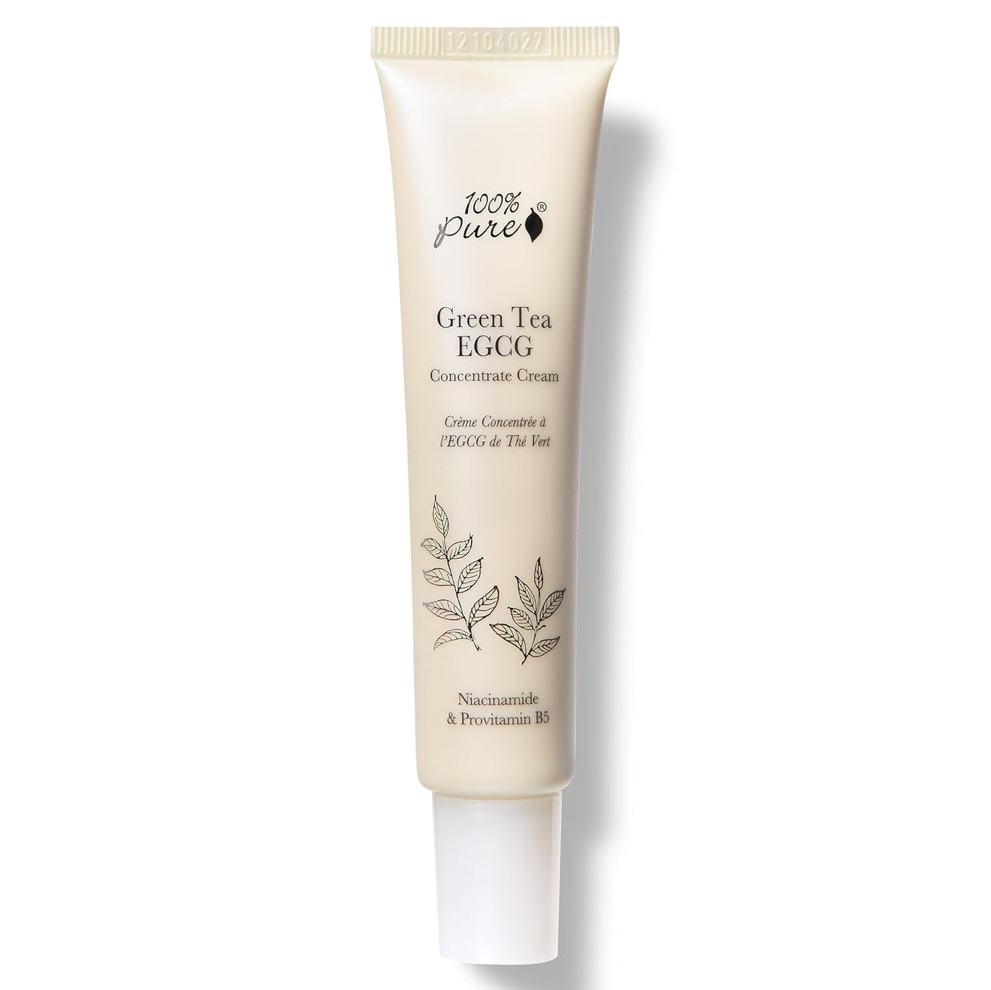 Green Tea EGCG Concentrate Face Cream - Anti-Aging Hydrating Moisturizer with Squalene & Caffeine | 1.4 Oz