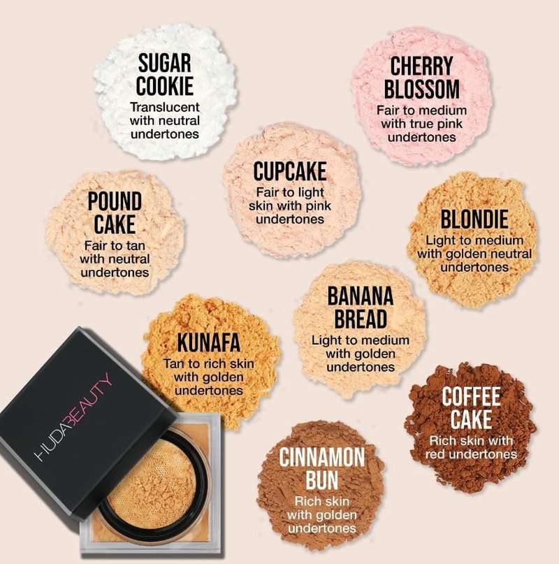 Huda Beauty Mini Easy Bake Loose Setting Powder - Cherry Blossom Color