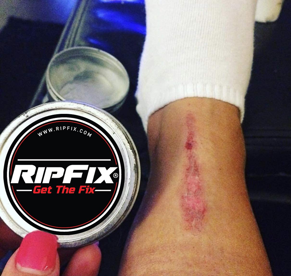 RipFix Hand Repair Balm for Dry Cracked Hands, Hand Salve for Gymnastics and Rock Climbers, Rip Fix Climbing Salve for Men and Women, Premium Gymnast Balm for Hardworking Hands, 6 Travel 0.3 oz Tins