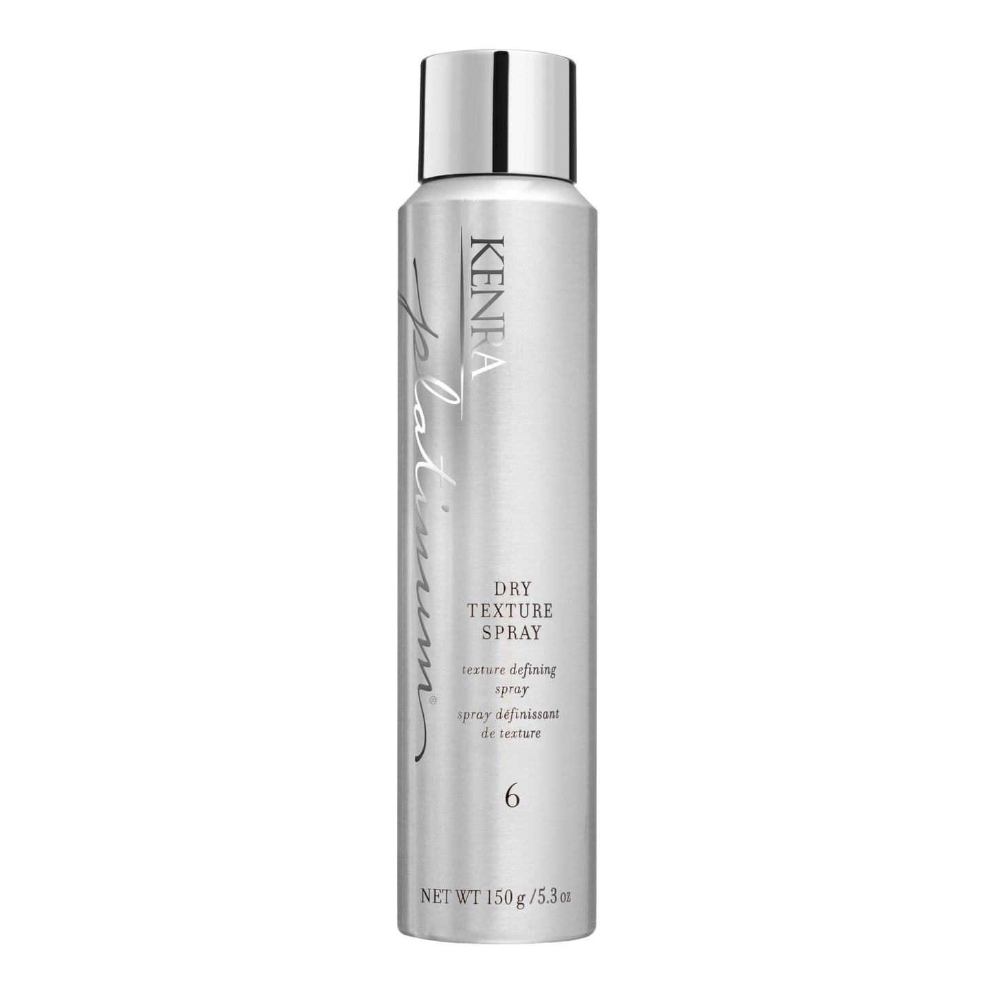 Kenra Platinum Dry Texture Spray 6 | Defining Styler | Increases Fullness | Absorbs Oils & Impurities | Ultra-Lightweight, Non-Drying Formulation | All Hair Types | 5.3 oz
