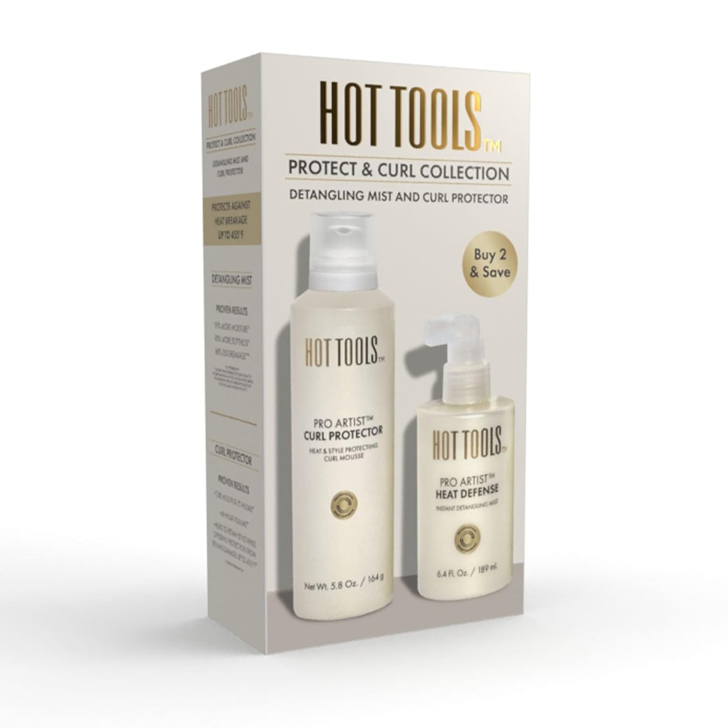 Hot Tools Pro Artist Curling Iron Set - Protect & Style Hair Effortlessly | Professional Quality