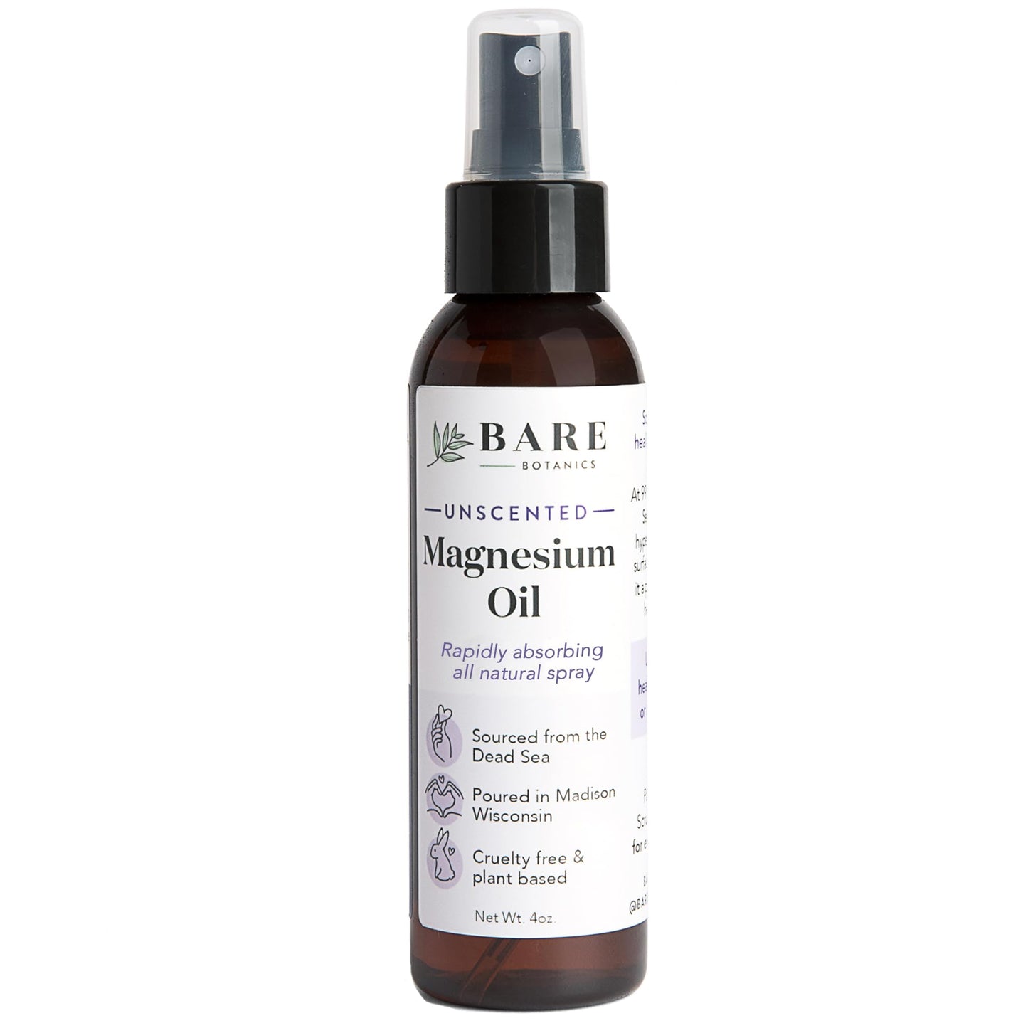 Bare Botanics Coconut Vanilla Body Salt Scrub + Magnesium Oil Spray