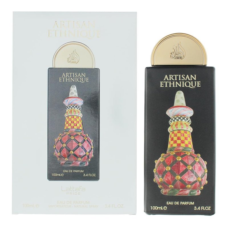 Lattafa Pride Artisan Ethnique Eau de Parfum Spray - Unisex Fragrance, 3.4 Ounce | 100 ml