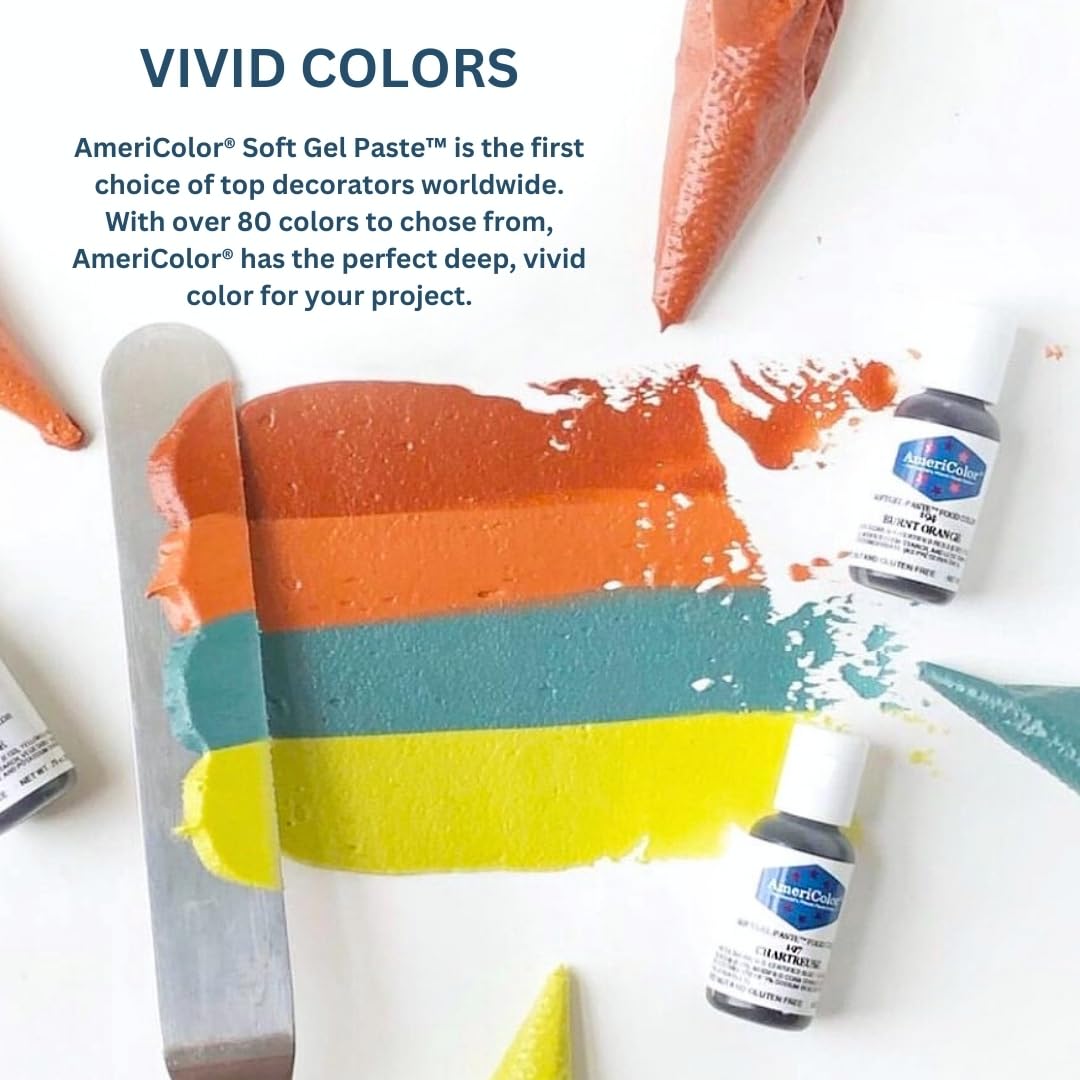 ELECTRIC BLUE 13.5 Ounce Soft Gel Paste Food Color