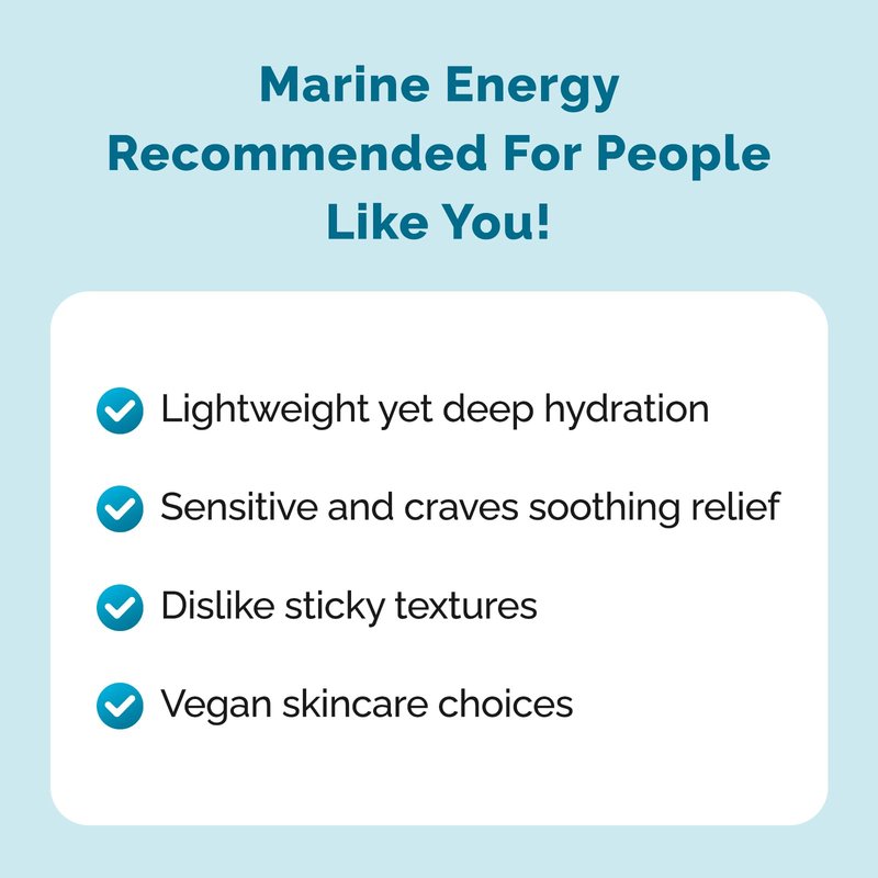 URIID Marine Energy Ampoule Essence – Deep Lightweight Hydration Facial Serum, Soothing & Brightening Korean Skincare for Sensitive & Dry Skin w. Seaweed, Hyaluronic Acid & Ceramide, 1 fl oz 30ml