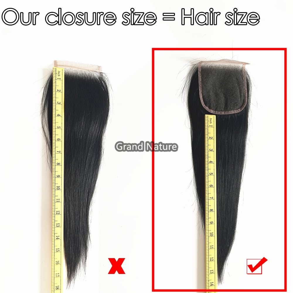 5x5 HD Lace Closure - Virgin Human Hair Body Wave, Pre-Plucked Natural Hairline, Bleachable Knots