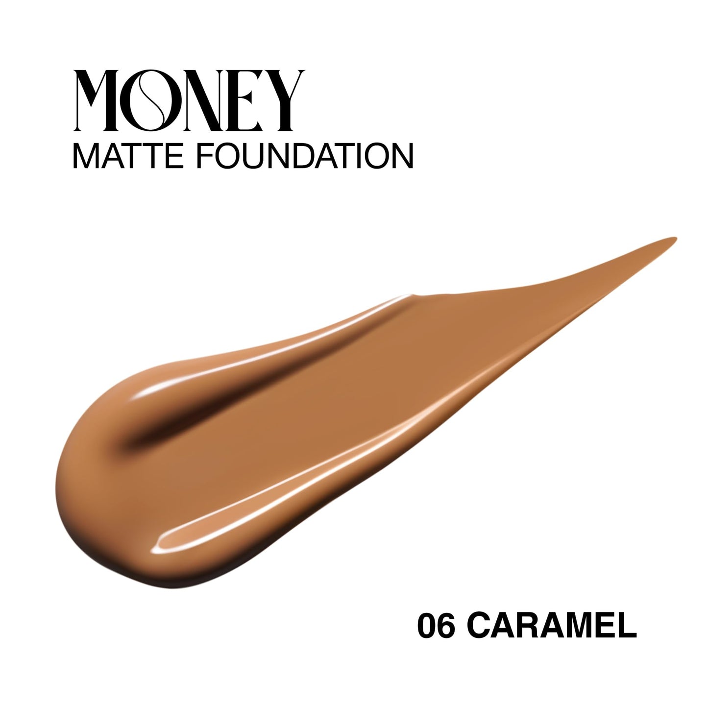 SELESTIA BEAUTY Money Liquid Matte Foundation – Long-Lasting, Natural Looking & Buildable Coverage – For Combination, Dry, Oily Skin – Lightweight & Moisturizing (Caramel)