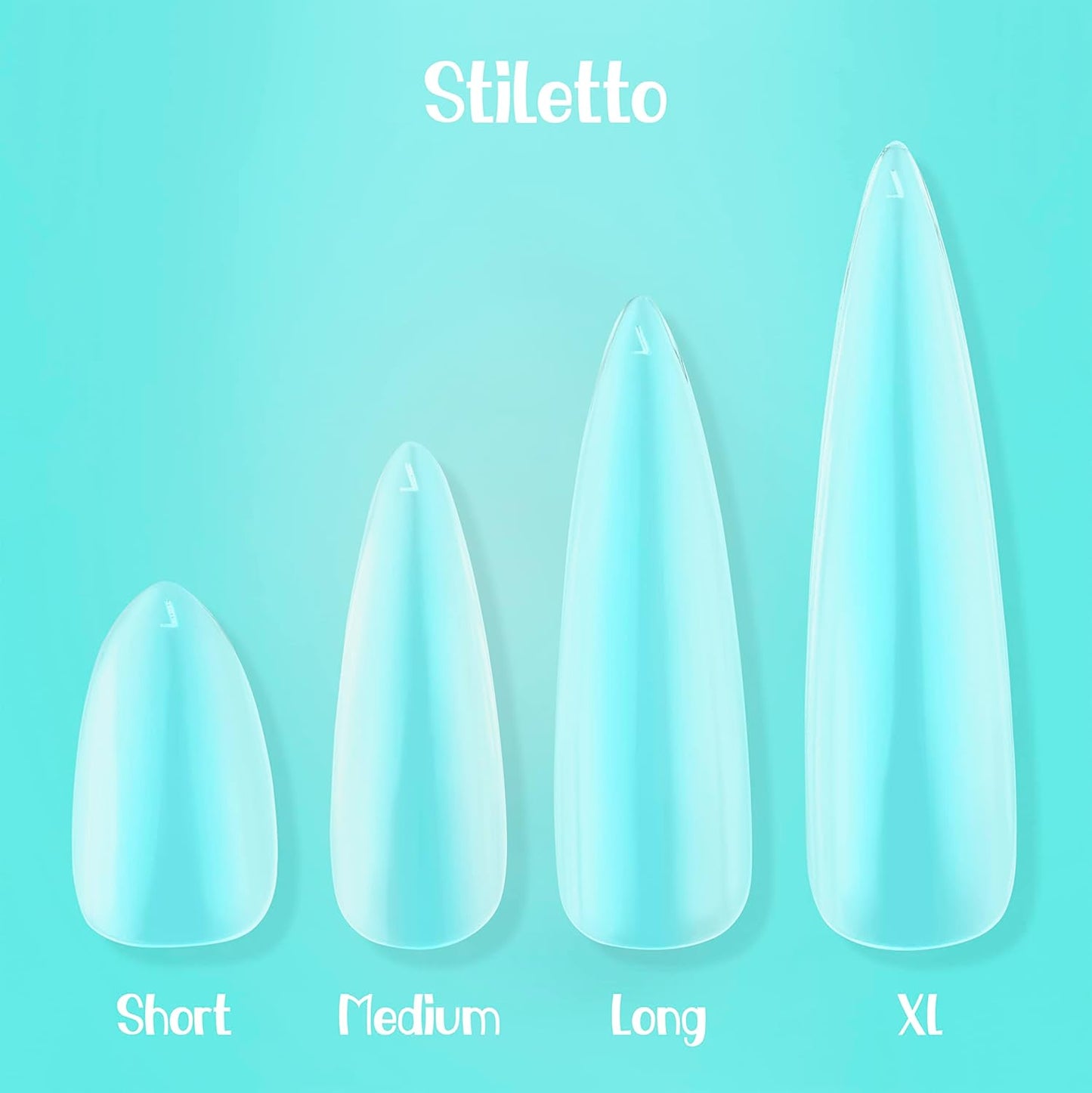 Stiletto Short Gel Nail Kit | Salon Quality Easy DIY Soft Gel Starter Kit