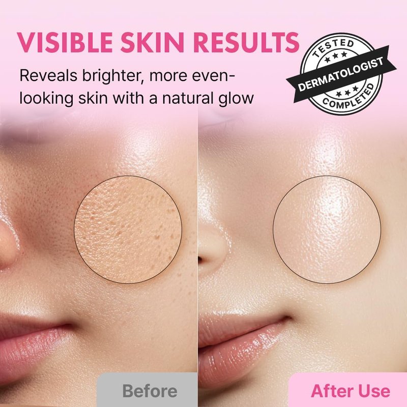 Hyaluron Pink Capsule Serum - 6-Layer Hyaluronic Acid for Deep Hydration & Glass Skin Glow | Vitamin B12 Moisturizing Serum | 1.69 fl oz