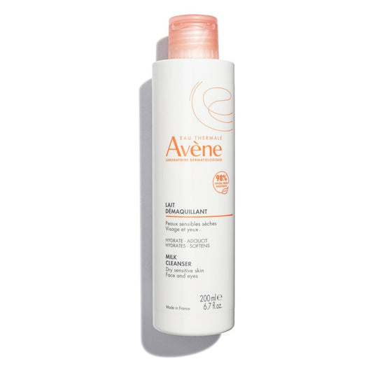 brand Avène Gentle Milk Moisturizing No Rinse Cleansing Lotion for Sensitive Skin, 6.7 Fl Oz (Pack of 1) (Packaging May Vary)