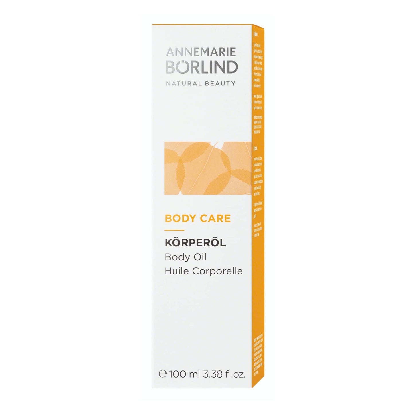 ANNEMARIE BÖRLIND - BODY CARE Body Oil - nourishing, regenerating & smoothing skin care, with organic jojoba oil & argan oil, vegan, 3.38 Fl. Oz.