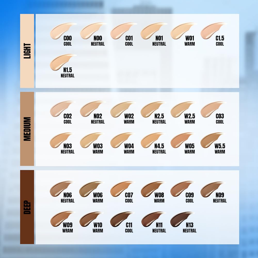 TFIT Hydrating Serum Foundation for Dry Skin – Lightweight, Moisturizing Coverage with Natural Glow & Pore‑Blurring Finish. (C01 Porcelain, 1.05 Oz.)