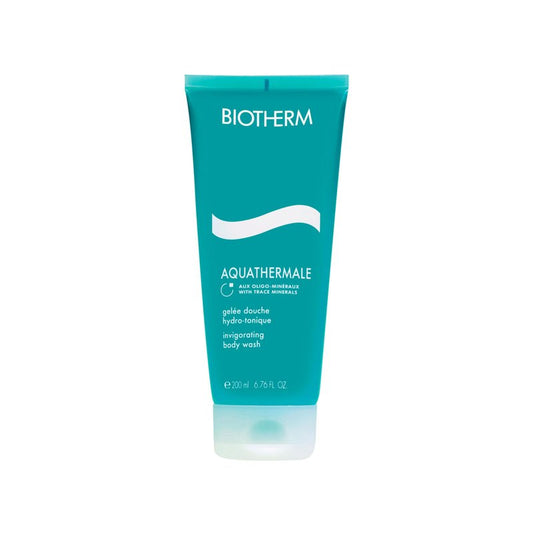 Biotherm Aquathermale Invigorating Body Wash, an Invigorating Shower Gel Suitable for Dry and Sensitive Skin, with Pure Thermal Water and Biotech Plankton for Fresh, Supple and Soft Skin, 6.8 Fl. Oz.