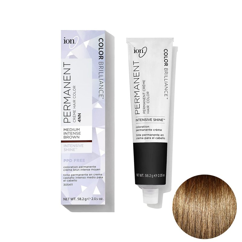 Ion Permanent Creme Intense Neutral Brown 4NN