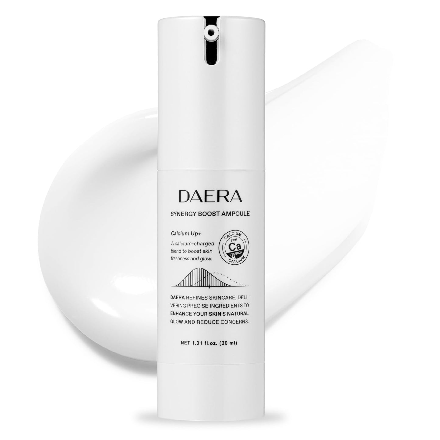 DAERA Synergy Boost Ampoule – Korean Brightening & Hydrating Face Serum, Dark Spot Correcting & Anti-Aging Ampoule with Calcium Up+ Complex, Firming Serum for Glowing Skin, 30ml
