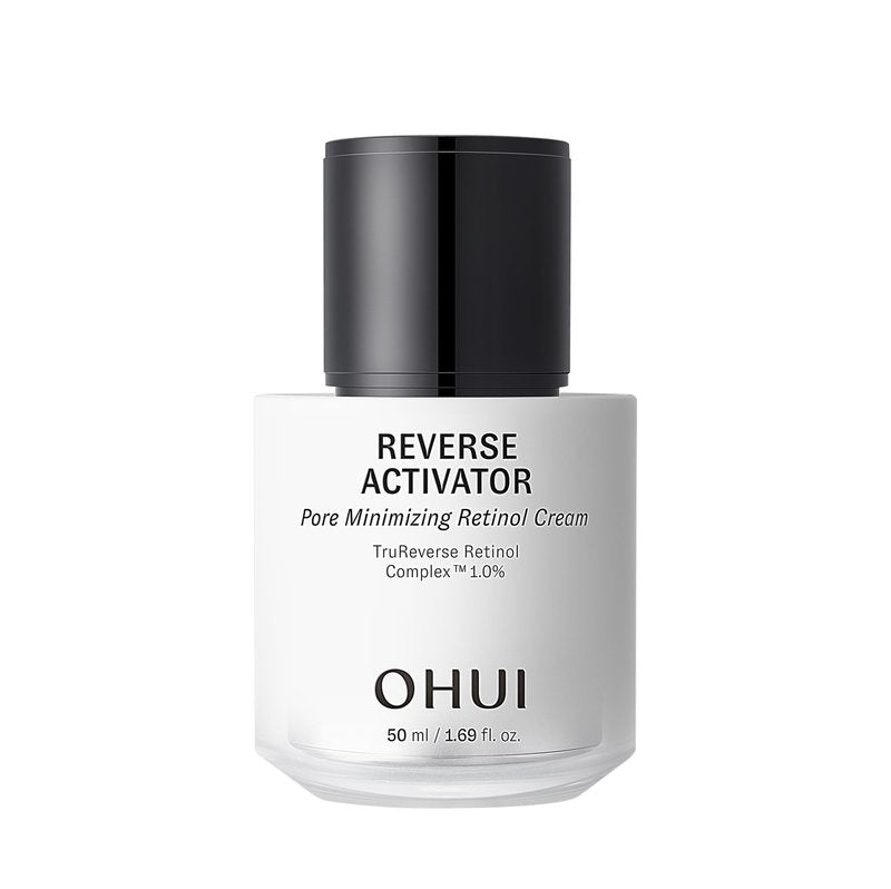 O Hui Reverse Activator Pore Minimizing Retinol Cream | Korean Skin Care | Low to Non-irritating Retinol Moisturizer for Face | Visibly Reduces Wrinkles and Pore Size