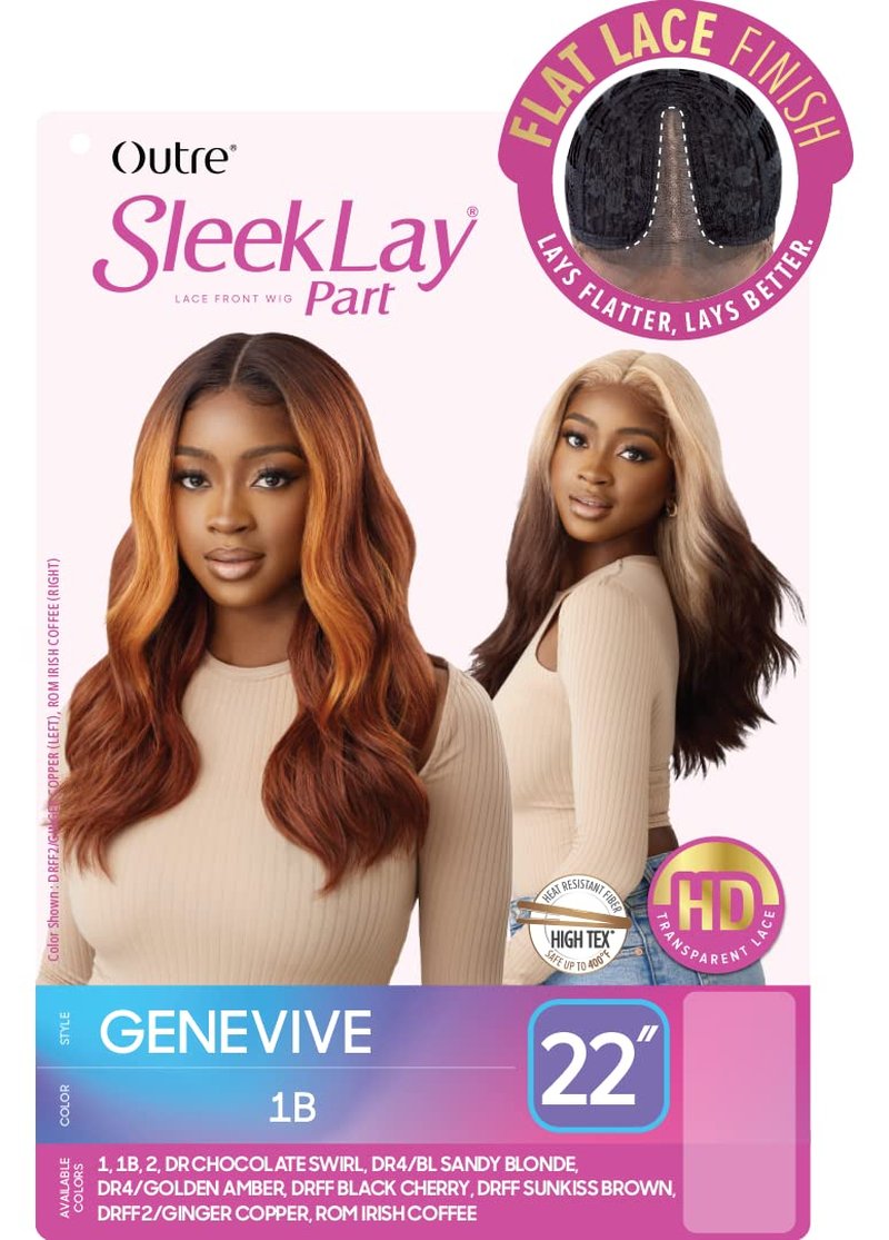 Outre SleekLay Part HD Lace Front Wig GENEVIVE (1B)