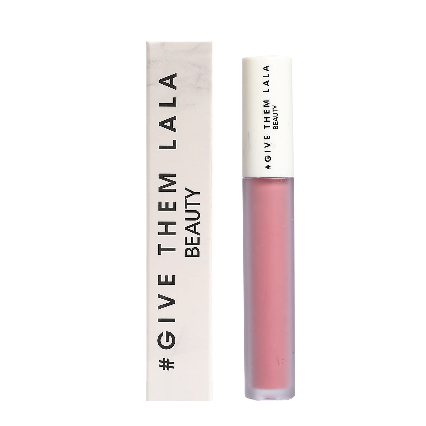 LALA Matte Lipstick - Cushion Cream Lipstick For Women - Nude Color - Lightweight and Long Lasting - Cruelty Free - Satin Soft, Non-Drying Matte Finish