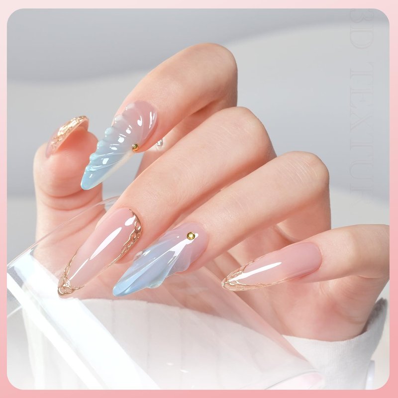 3D Nail Gel - Clear Sculpting Gel for Nail Art, Carving & Molding | 2 Pcs Set