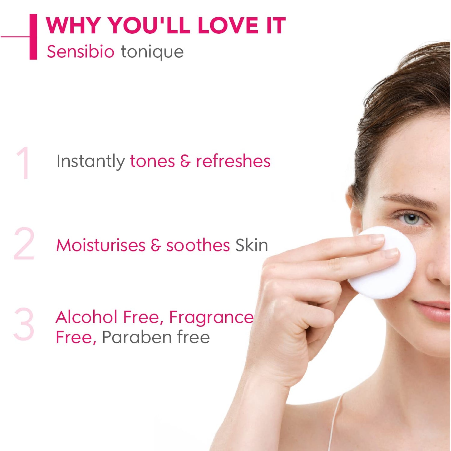 Bioderma - Sensibio Face Toner - Skin Soothing and Moisturizing - Gentle Facial Toner for Sensitive Skin