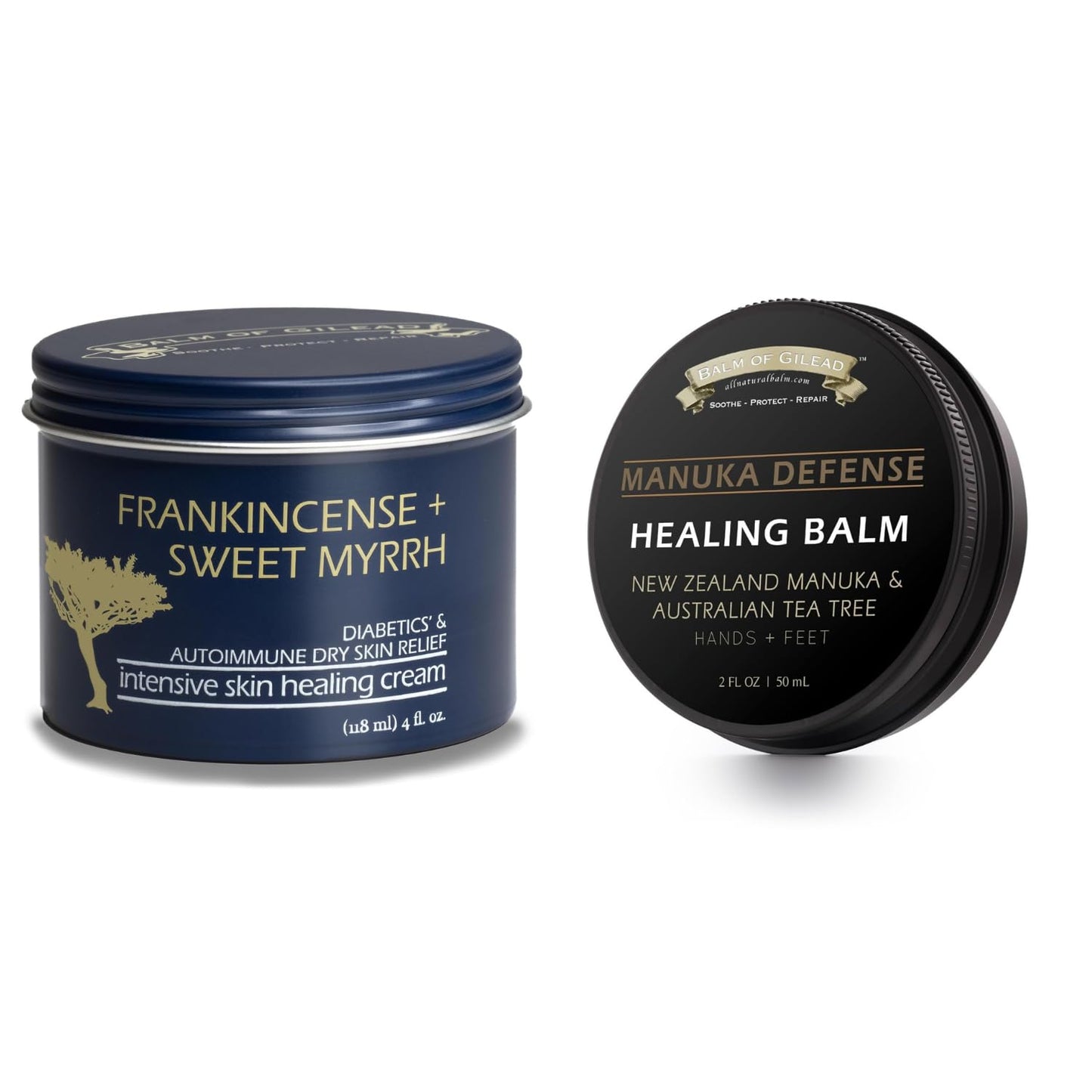 BALM OF GILEAD Foot Healing Cream – Tea Tree Balm - Intensive Moisture for Itchy Feet - Synergistic Action, Deeply Nourishing, Relieving