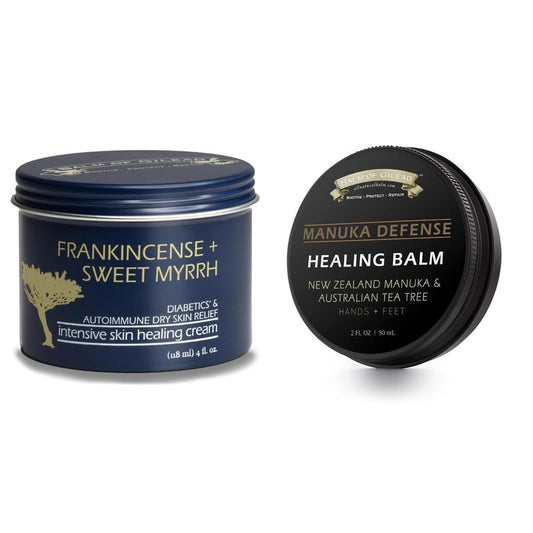 BALM OF GILEAD Foot Healing Cream – Tea Tree Balm - Intensive Moisture for Itchy Feet - Synergistic Action, Deeply Nourishing, Relieving