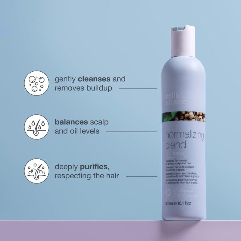 Milk_Shake Normalizing Blend Shampoo - Balancing Formula for Oily Hair | 10.1 Fl Oz