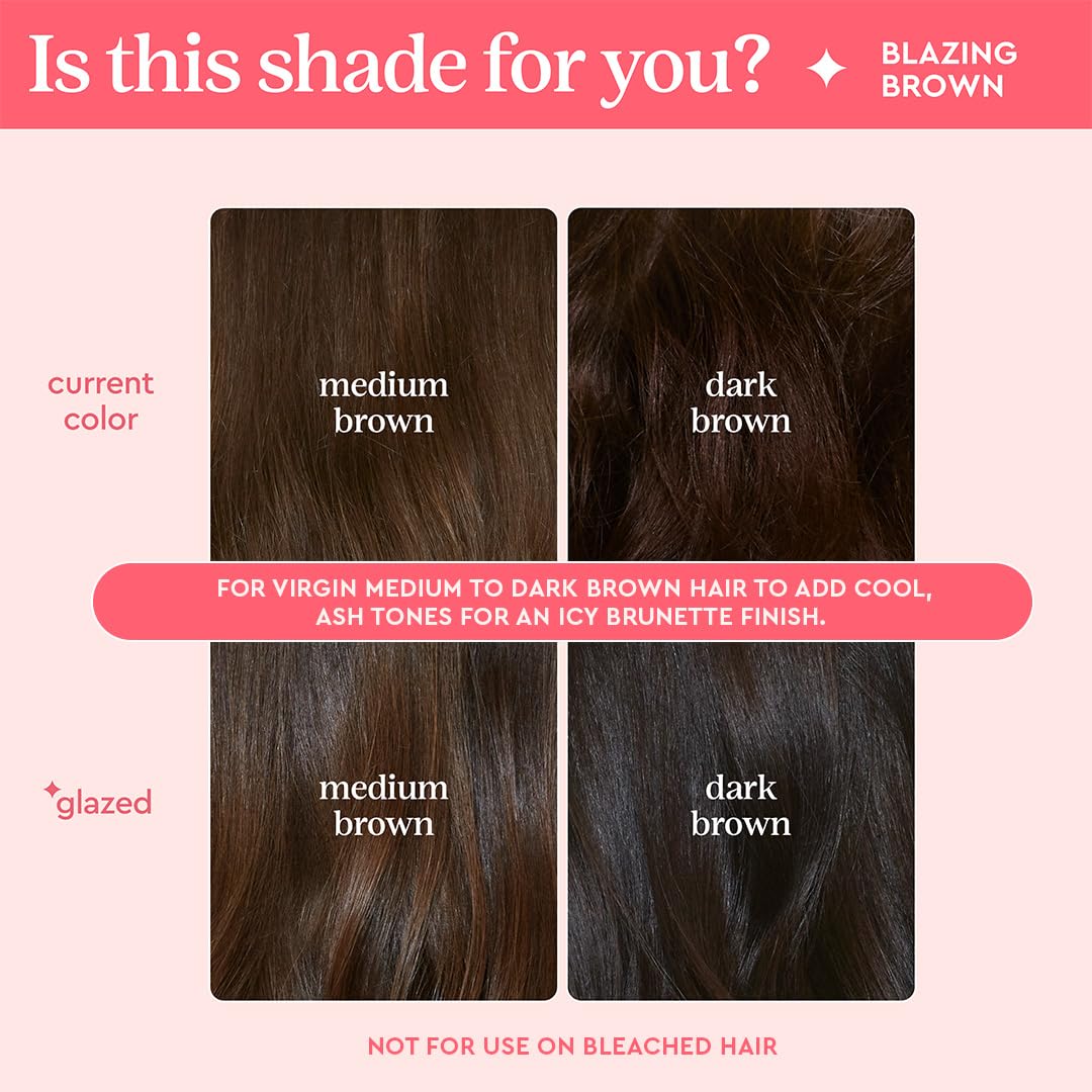 Glaze Supergloss Color Conditioning Gloss With Dispensing Pump – Hydrating Semi-Permanent Color Hair Gloss & Shine Boost – Vegan, Cruelty-Free