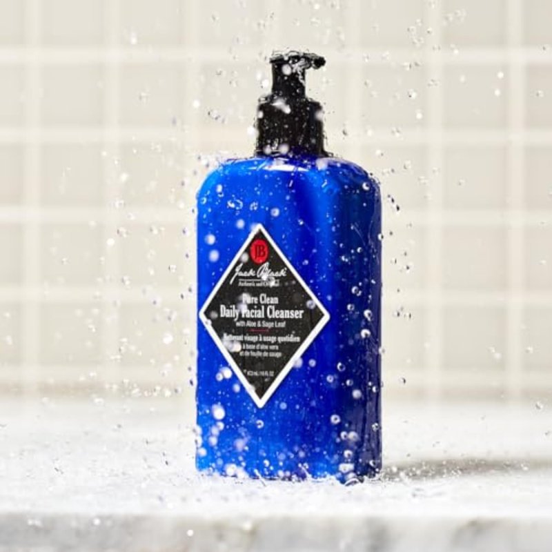 Jack Black Pure Clean Daily Facial Cleanser for Men - Mens Face Wash, Jack Black Face Wash Men's, Face Wash for Men, Face Cleanser for Men, 2-in-1 Mens Facial Cleanser & Toner, Gifts for Men, 16 Fl Oz