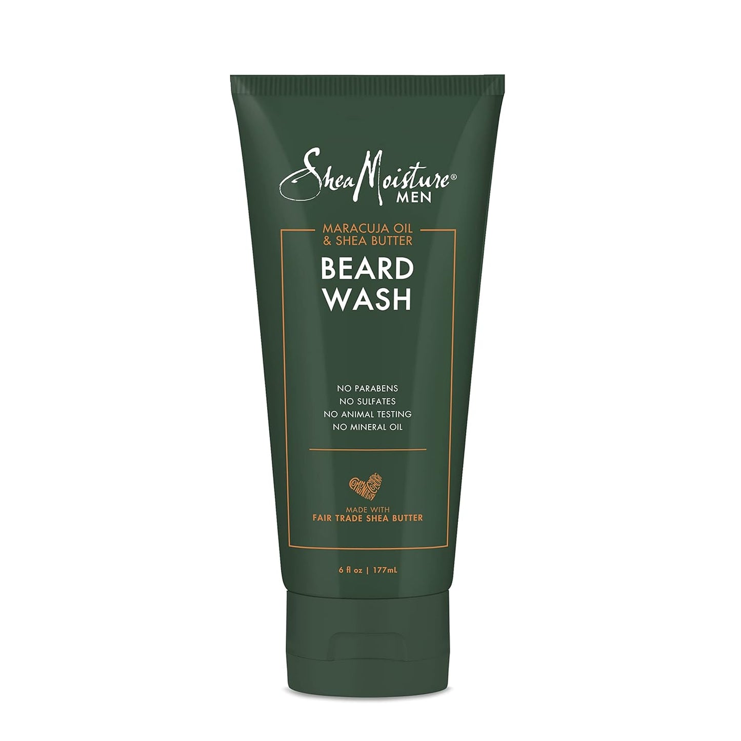 SheaMoisture Beard Wash & Conditioning Oil - Deep Clean & Refresh with Shea Butter | 6 oz Full Beard Detangler