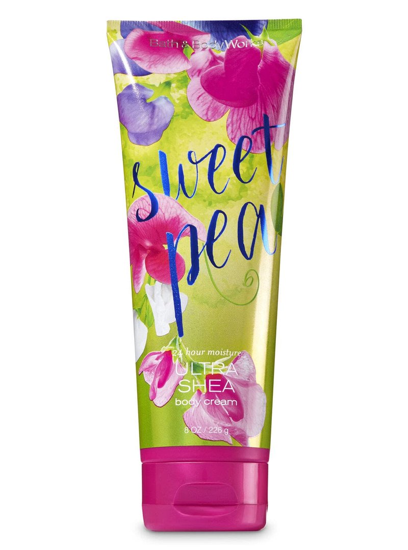 Sweet Pea Ultra Shea Body Cream - 24-Hour Moisture | 8 fl oz | Bundle of 2
