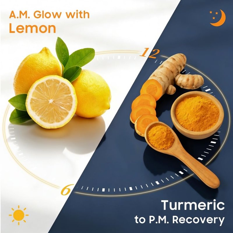 Uselective Lemon & Turmeric Soap Bar for Dark Spots, Powered by Kojic Acid & Vitamin C - Deeply Moisturizing with Amino Acids & Shea Butter - SLS Free for Face/Body