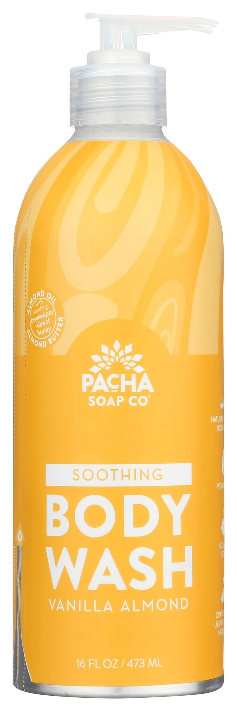 Pacha Soap Vanilla Almond Body Wash, 16 FZ