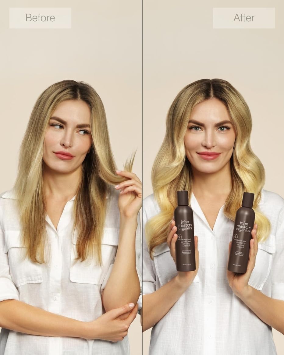 Intensive Repair Shampoo - Honey & Hibiscus Formula | 8 Fl Oz