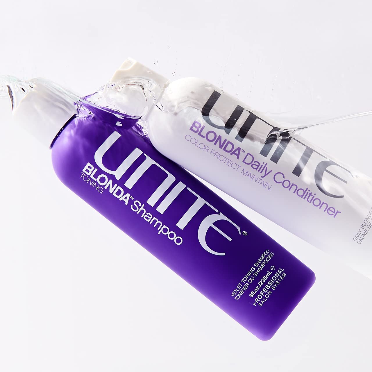 UNITE Hair Blonda Daily Conditioner - Purple Formula for Hydrating & Protecting Blonde Hair | 8oz