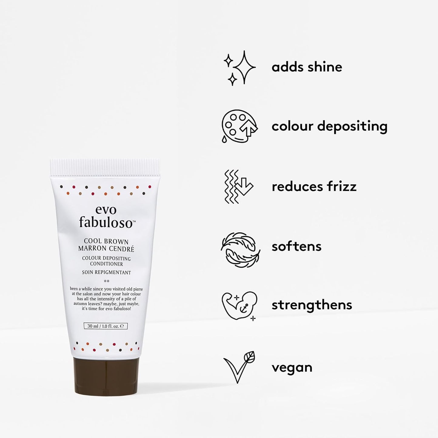 Evo Fabuloso Colour Depositing Conditioner - Nourishing Color Care for Treated Hair | Instant Boost for Dry Hair