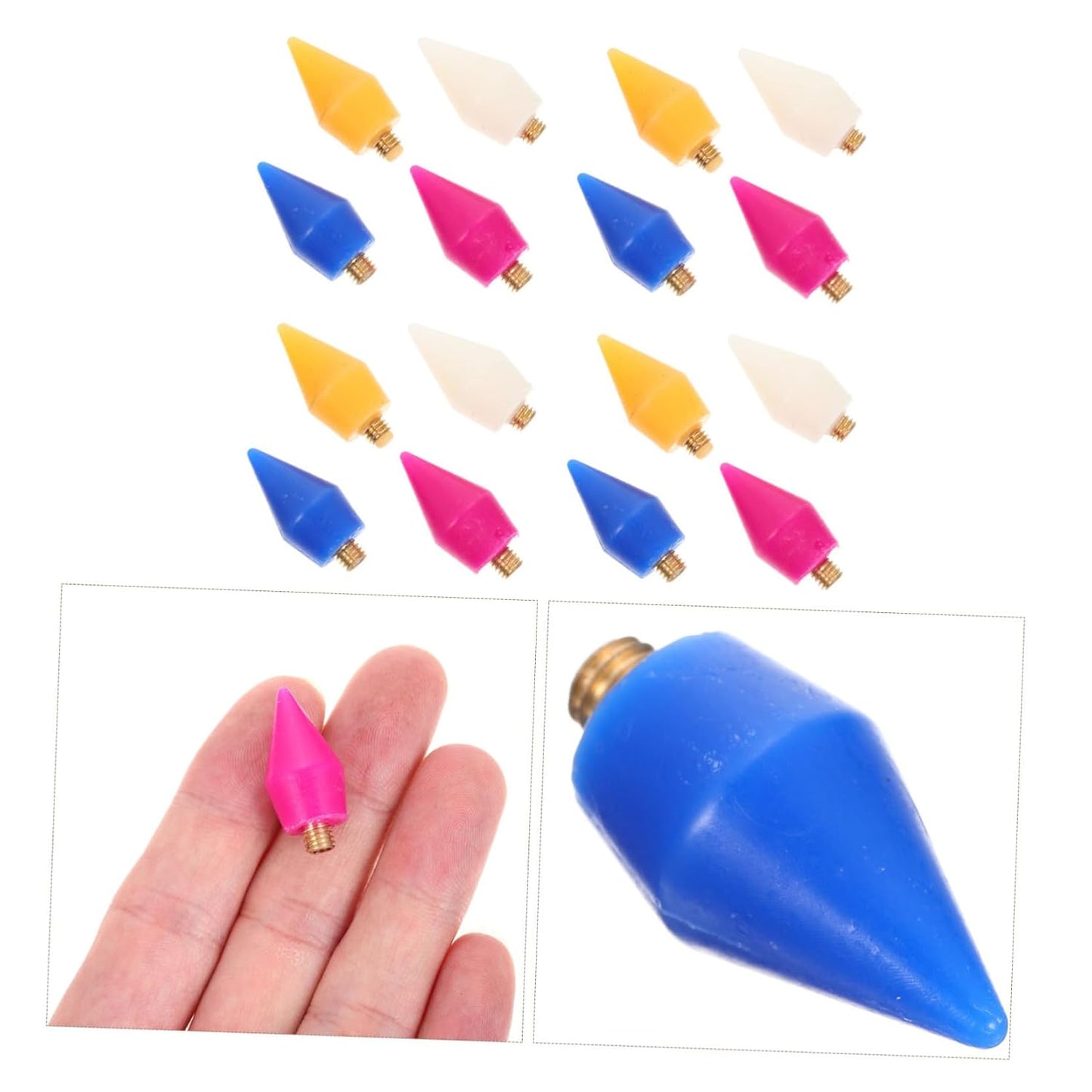 48pcs Rhinestone Picker Wax Tips for Nail Art & Gem Decoration - Easy to Use