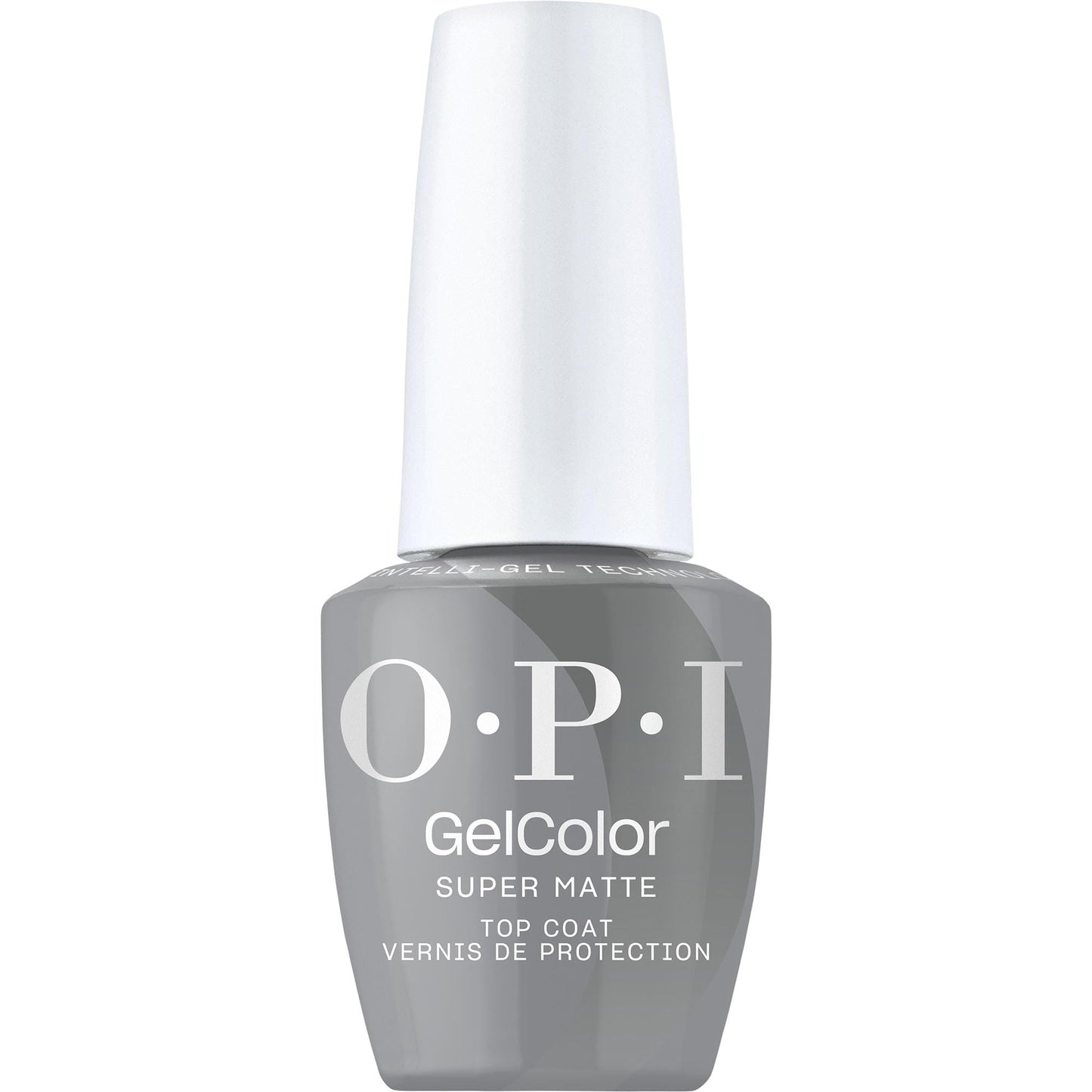OPI GelColor Super Matte Top Coat | LED Cure Gel Nail Polish with Matte Finish | Protects Color, Nail Art & Prevents Chipping | 0.5 Fl Oz