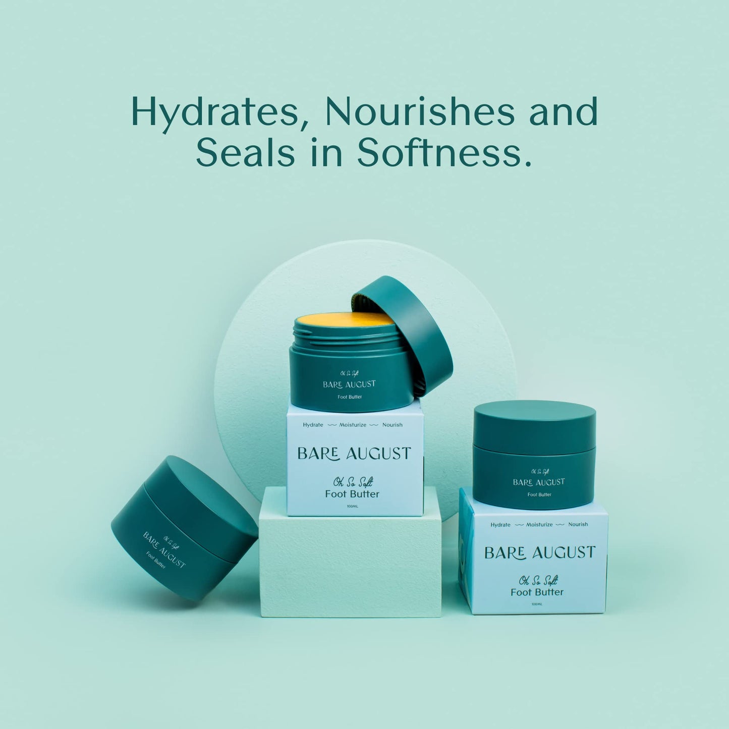 Bare August Foot Cream & Overnight Heel Socks Bundle