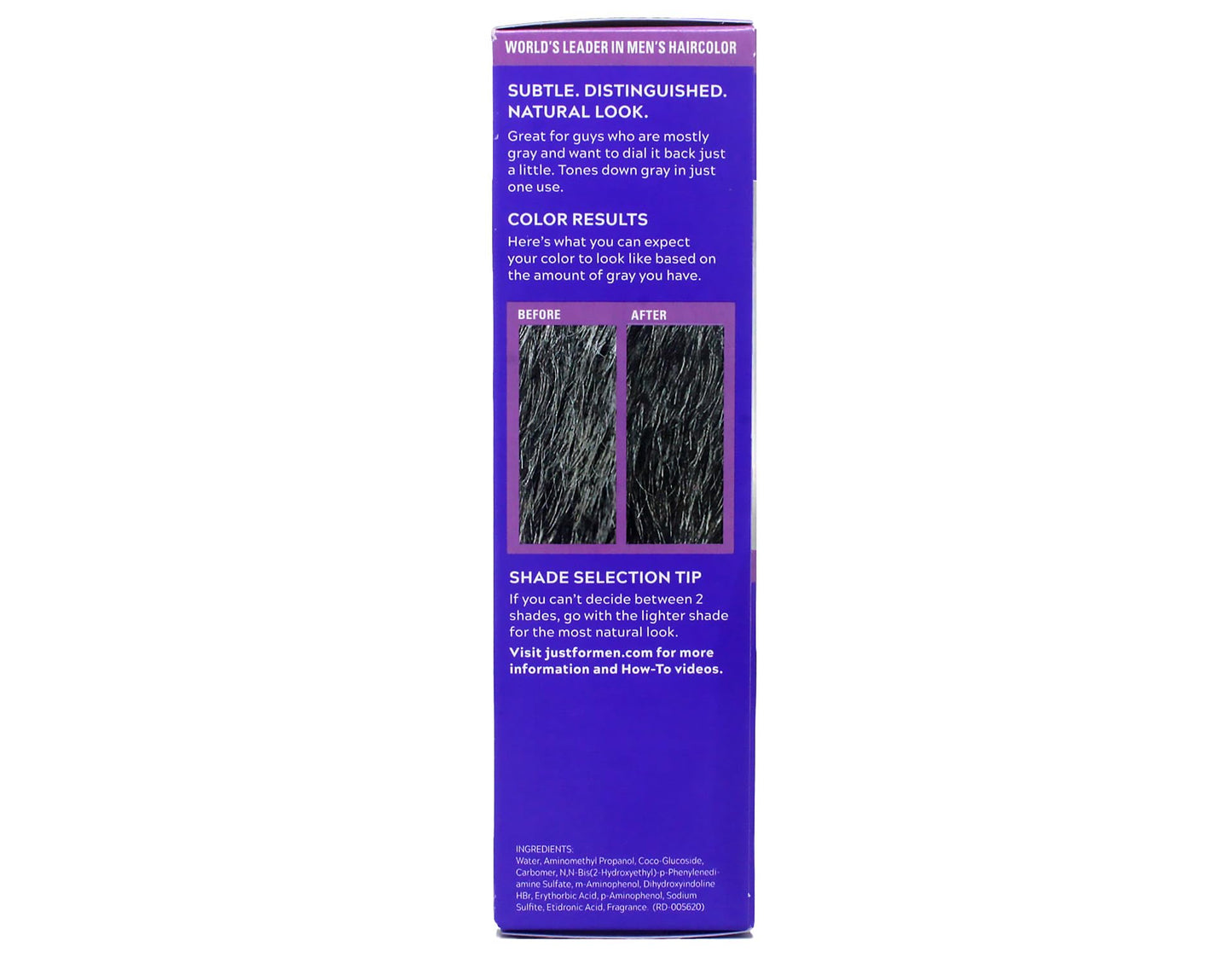 Just for Men Hair Color - Touch of Gray, Black-Gray. 3 Pack