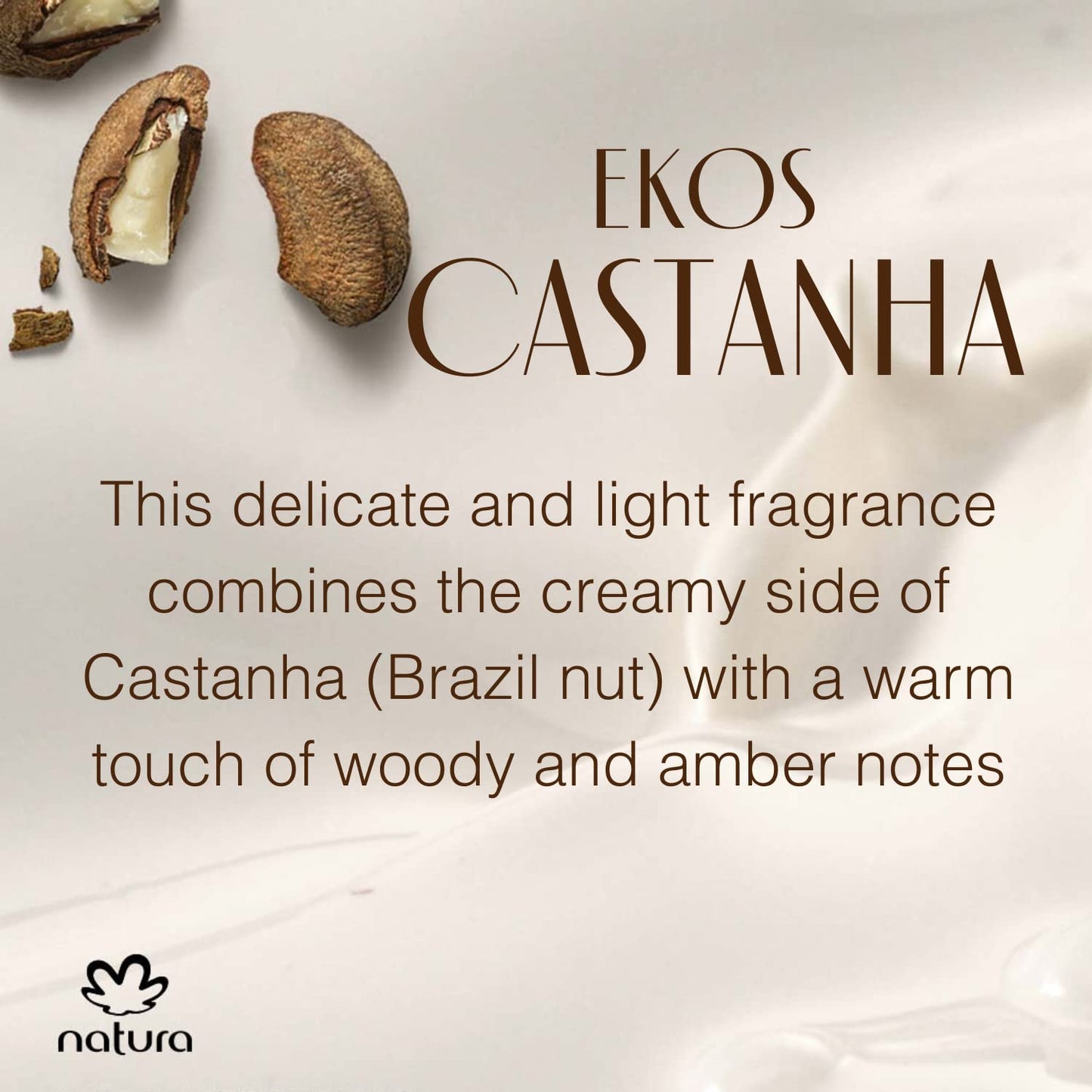 natura – Castanha Hand & Foot Cream Bundle Duo – Nourishing Set with Brazil Nut Oil – Deep Hydration for Dry Skin, Soothes & Softens, Vegan & Cruelty-Free Skincare – 2 x 2.6 oz (75g)