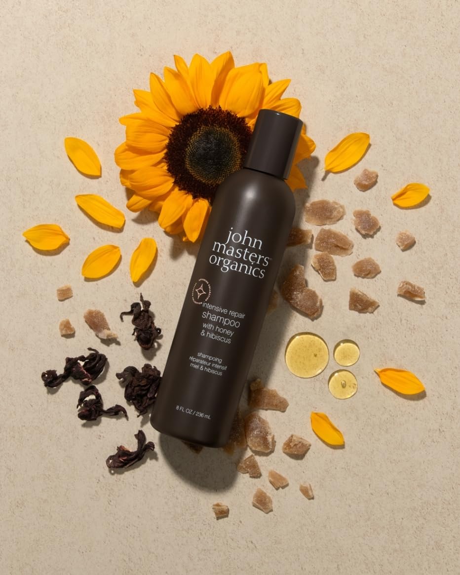 Intensive Repair Shampoo - Honey & Hibiscus Formula | 8 Fl Oz