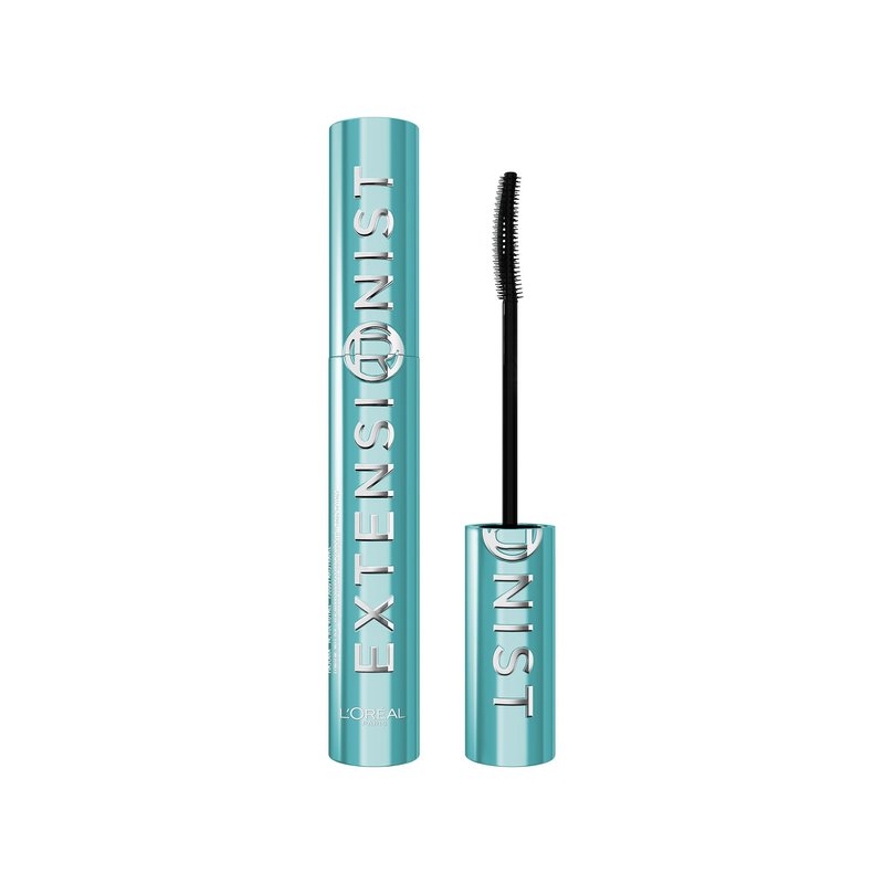 L'Oreal Paris Extensionist Waterproof Mascara, Lengthening, Volumizing, and Curling Formula For a Lash Extension Eye Makeup Look, Waterproof Black
