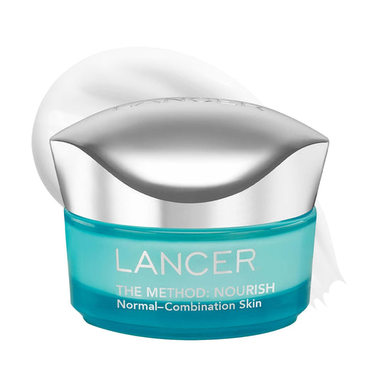 Lancer Skincare | The Method: Nourish Face Moisturizer | Anti Aging Face Cream with Hyaluronic Acid | Lightweight Daily Moisturizer for Normal Combination Skin | Dermatologist Developed | 1.7fl oz