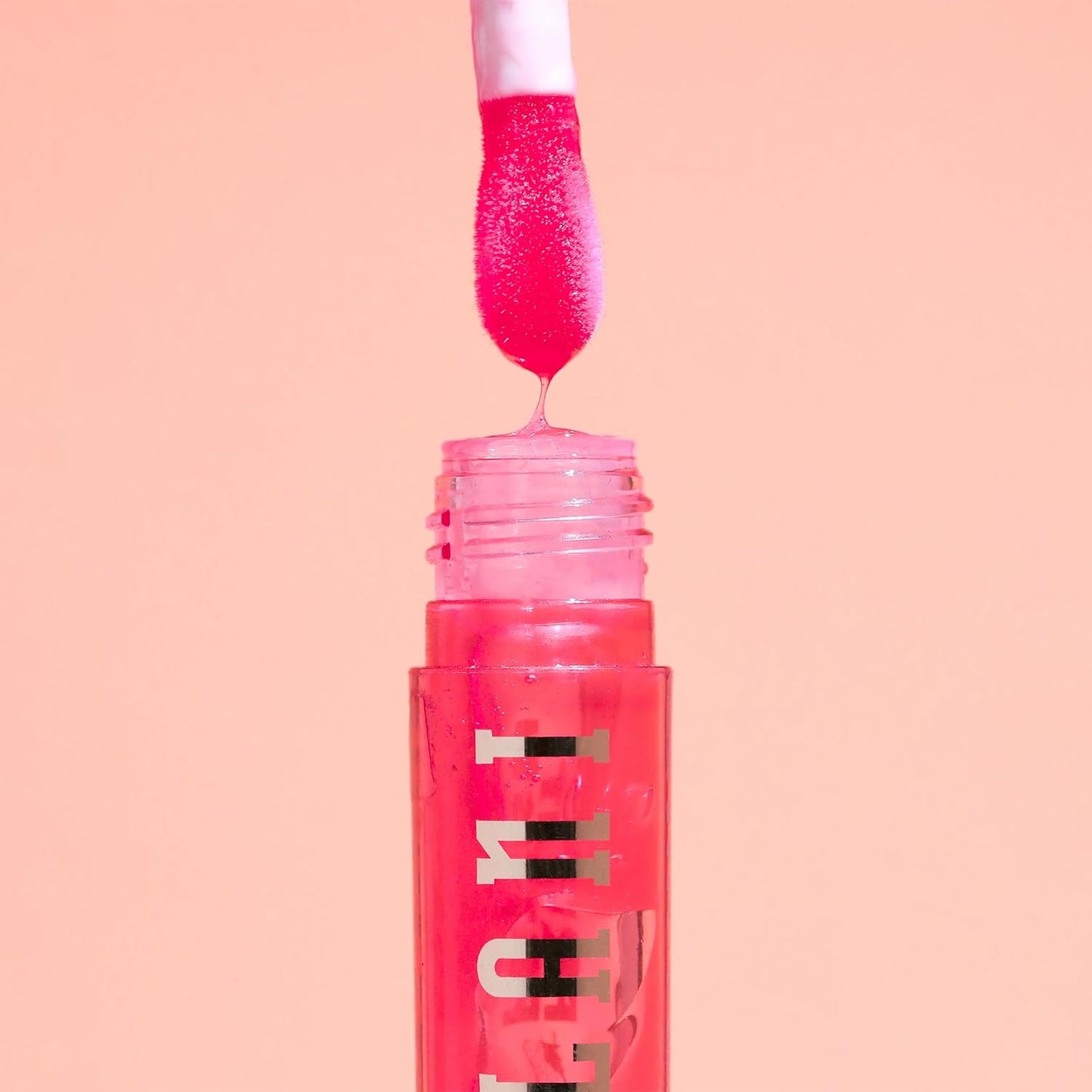 Milani Fruit Fetish Lip Oil - Tinted Hydrating Lip Gloss with Vitamin E | Strawberry Melon, 0.14 oz