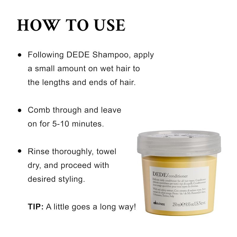 Davines VOLU Shampoo - Volumizing Shampoo for Fine, Thin Hair | Gentle Daily Use