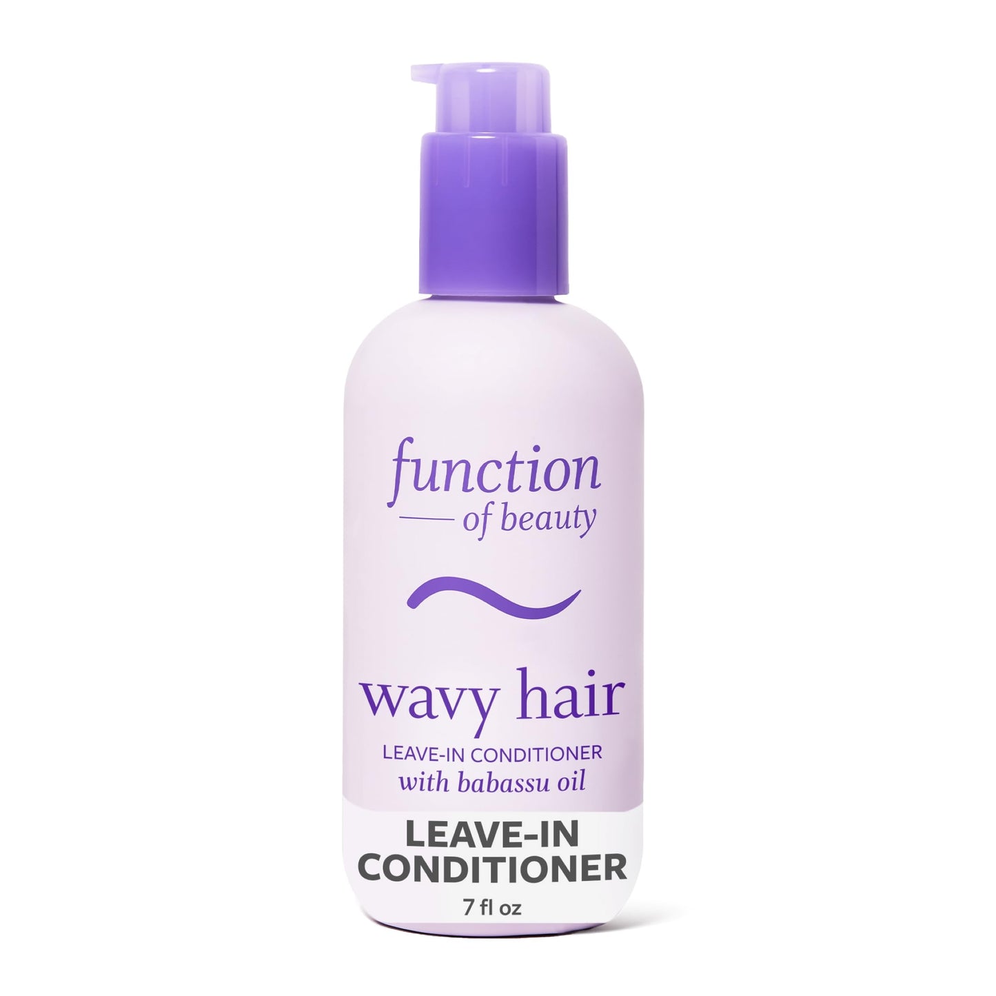 Function of Beauty Wavy Leave In Hair Conditioner - Moisturizing Leave In Conditioner Treatment for Natural Wavy Texture - Lightweight, Anti-Frizz & Hydrating - Hair Care Products