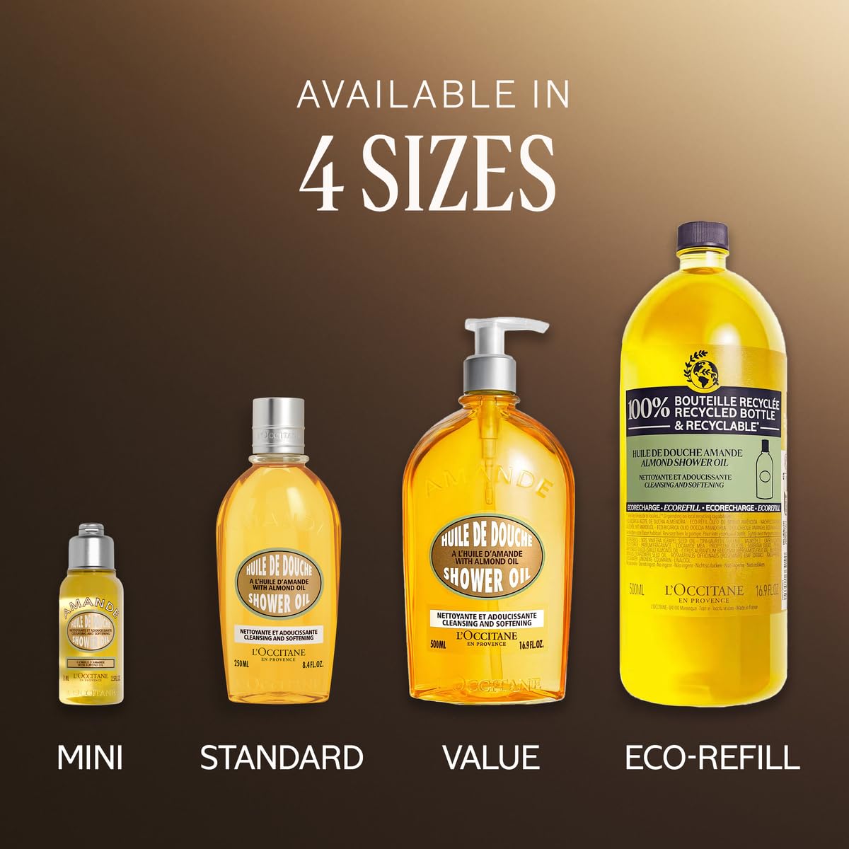 L'OCCITANE Cleansing & Softening Almond Shower Oil (Travel Size). 2.50 fl oz