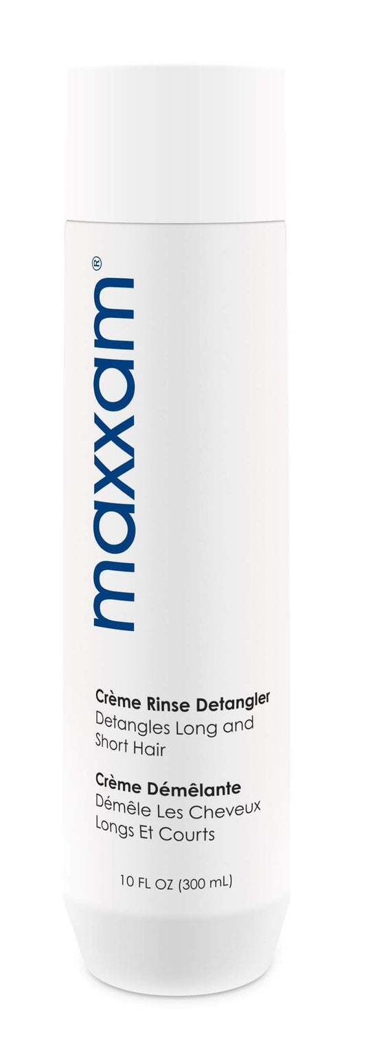Maxxam Crème Rinse Detangler for Long or Short Hair | Infused with Argan Oil | Conditioning for All Hair Types 10 Fl Oz